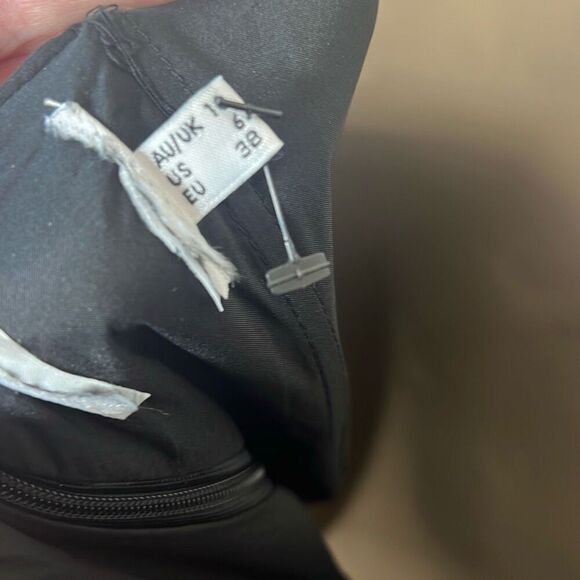 Princess Polly BRADWELL STRAPLESS MINI DRESS BLACK Size 6 Nwot - Picture 4 of 8